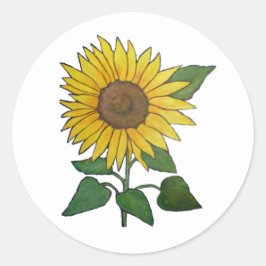Pegatina de girasol