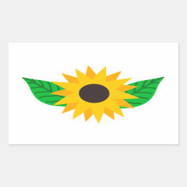 Pegatina de girasol