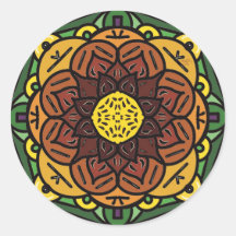 Pegatina de girasoles