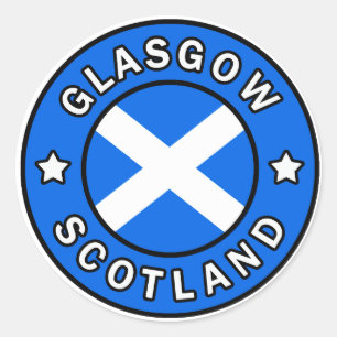 Pegatina de Glasgow Scotland