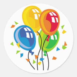 Pegatina de globo