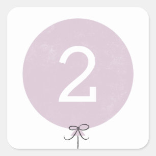 Pegatina de globos - Lavender