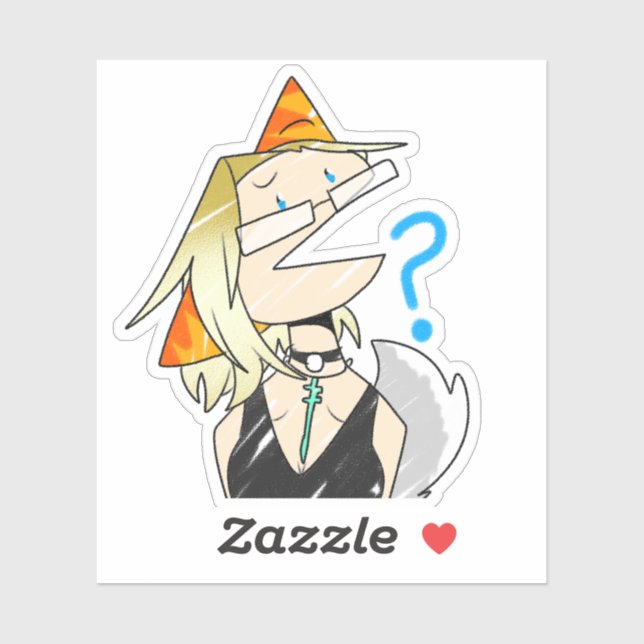 Pegatina de Gloryheart confuso (Hoja)