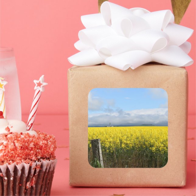 Pegatina de Golden Harvest Square (Fiesta)