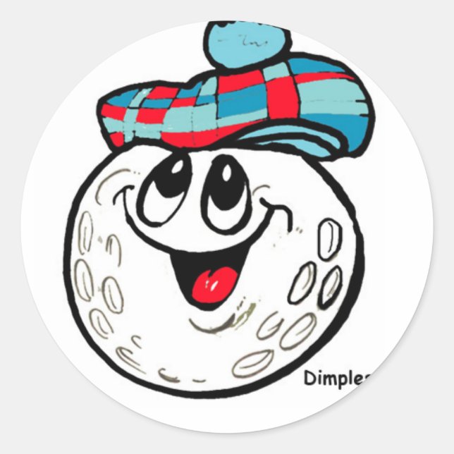 Pegatina de golf (Anverso)