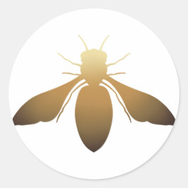 Pegatina de gradiente de abeja de abeja