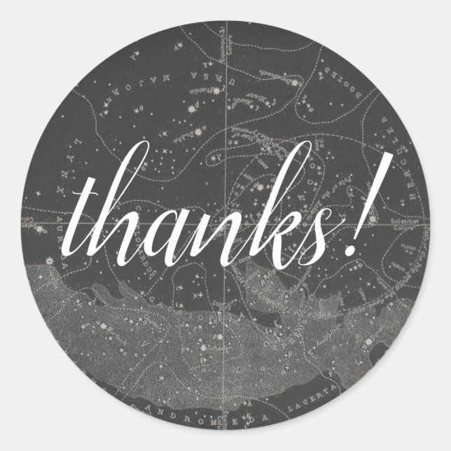 Pegatina de gráfico estelar (Anverso)