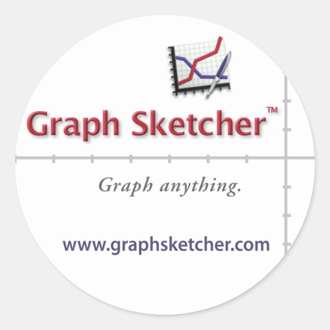 Pegatina de Graph Sketcher (Anverso)