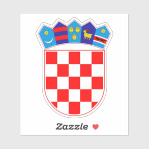 Pegatina de Grb del Emblem Croata Hrvatski
