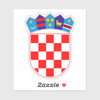 Pegatina de Grb del Emblem Croata Hrvatski