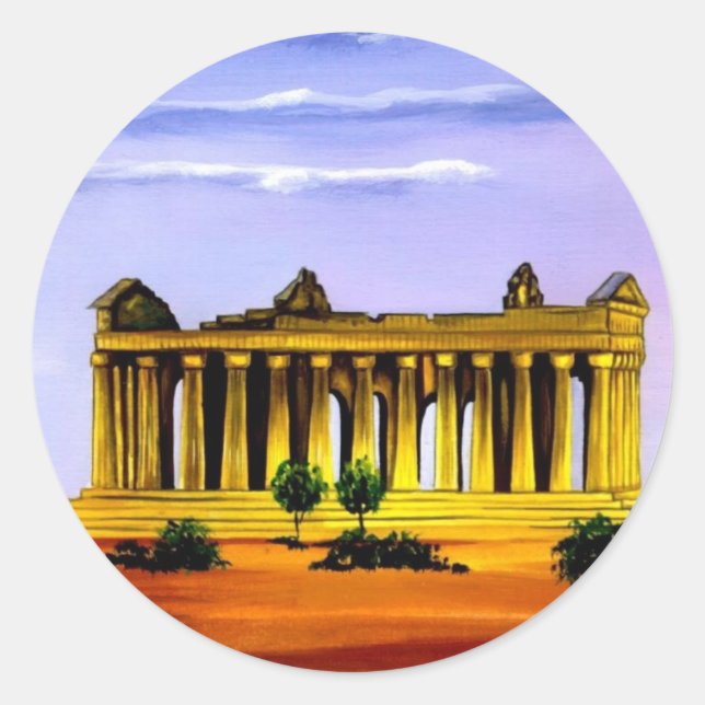 Pegatina de Grecia (Anverso)