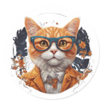 Pegatina de Guay Cat
