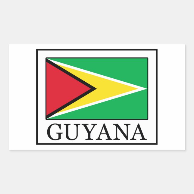 Pegatina de Guyana (Anverso)