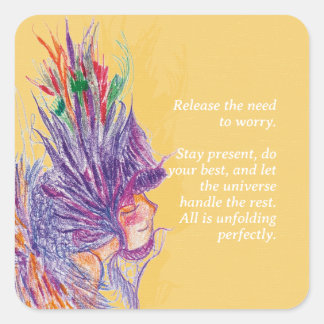 Pegatina de hadas de flores de personalizable