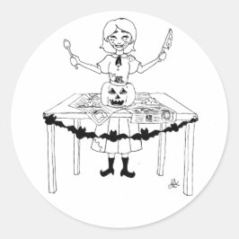 Pegatina de Halloween