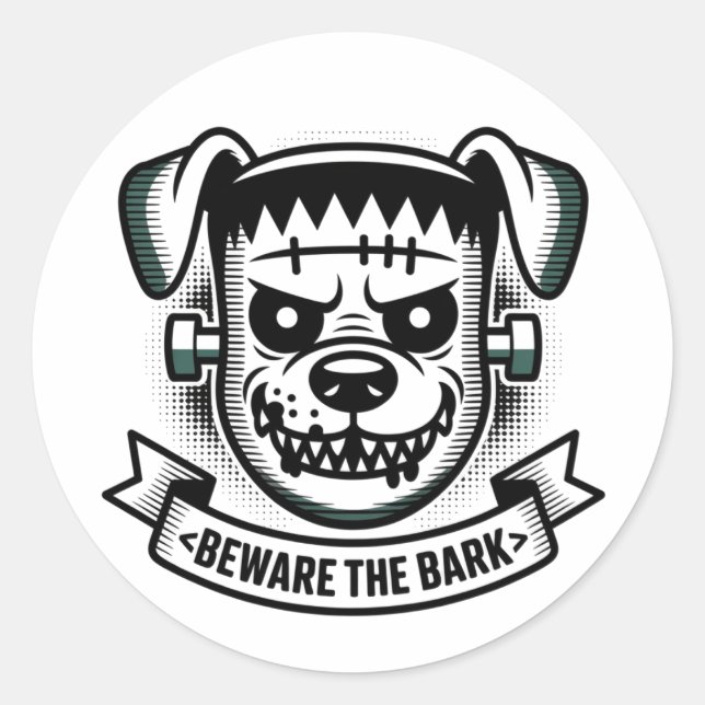 Pegatina de Halloween (Anverso)