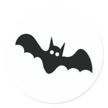 Pegatina de Halloween Bat