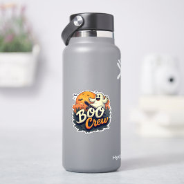Pegatina de Halloween "Boo Crew" Fantasma Alegre