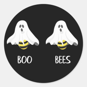 Pegatina de Halloween Fiesta adulto Boo Bees Ghost