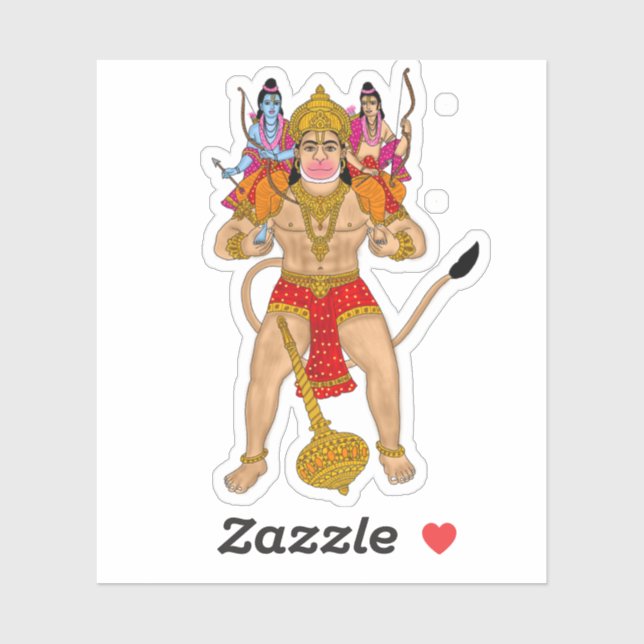 Pegatina de Hanuman (Hoja)