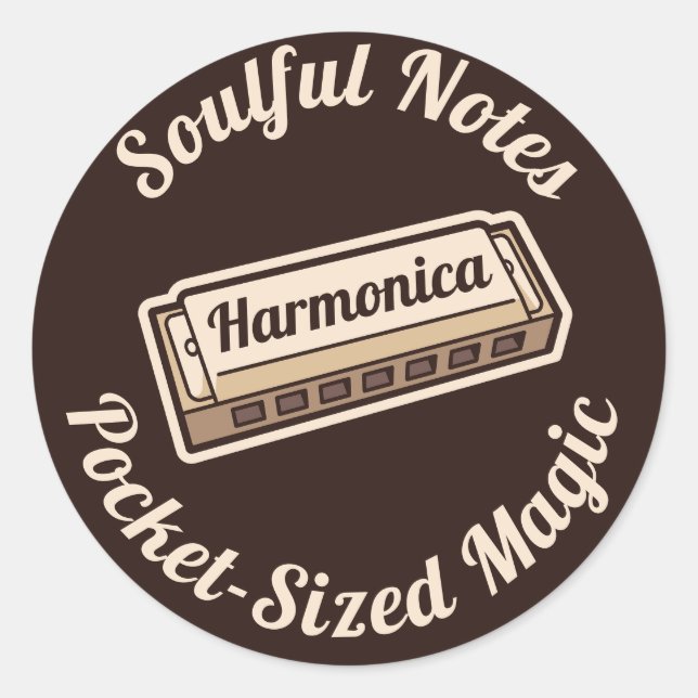 Pegatina de Harmonica (Anverso)