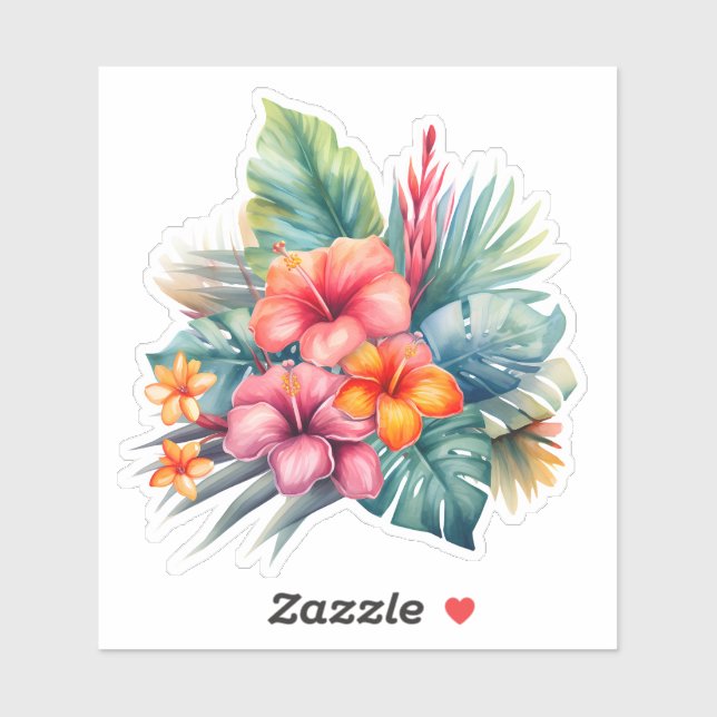 Pegatina de Hawái (Hoja)