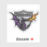 Pegatina de Hockey sobre Hielo Duluth Dragons