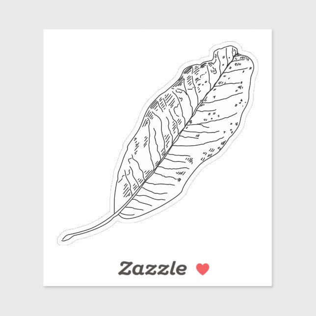 Pegatina de hoja única (Hoja)