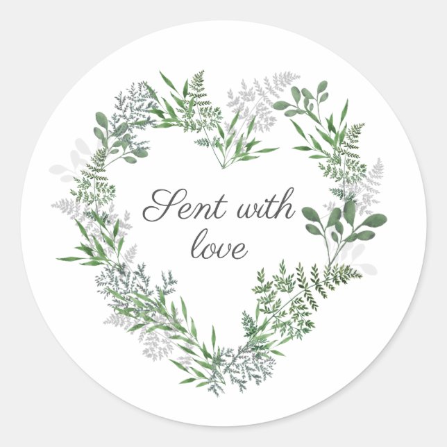 Pegatina de hojas de verano (Anverso)