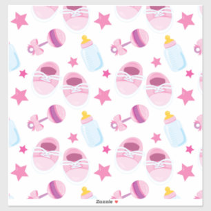 Pegatina de hojas de vinilo de Baby CustomCut