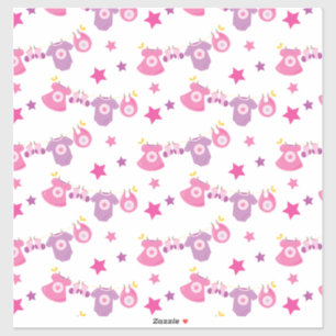 Pegatina de hojas de vinilo de Baby CustomCut