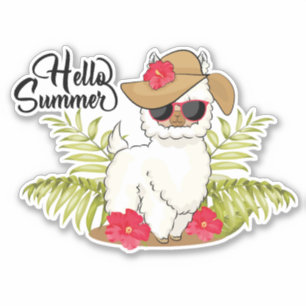 Pegatina de Hola Verano