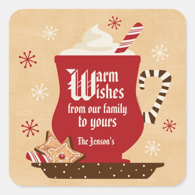 Pegatina de Holiday Mug (Anverso)