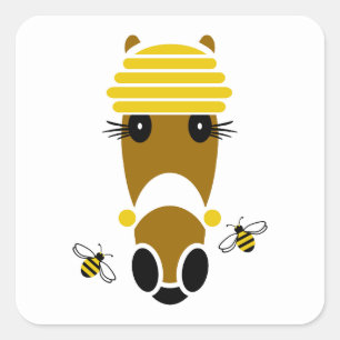 Pegatina de Honey Hattingdon Square