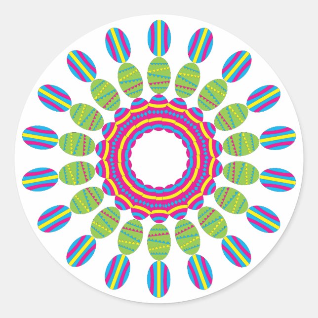 Pegatina de Huevos de Pascua (Anverso)