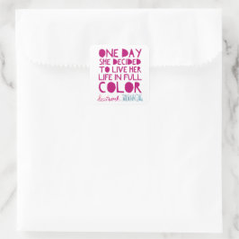 Pegatina de HWJ One Day