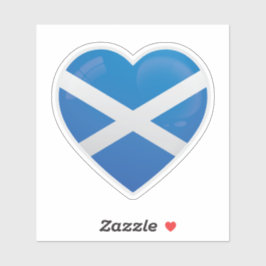 Pegatina de iconos de amor de Escocia