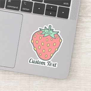 Pegatina de iconos de fresa