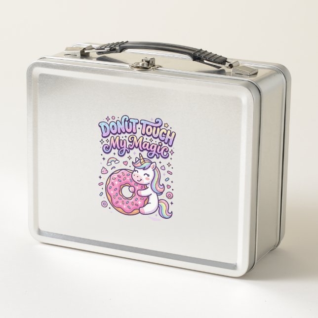 Pegatina de idea de regalo mágico de donut de unic (Anverso)