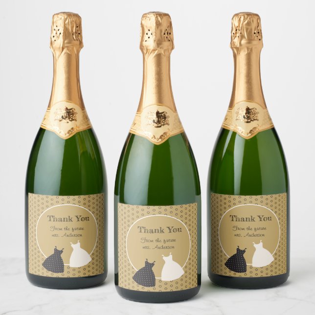 Pegatina de ilustración de despedida de soltera li (Botellas)