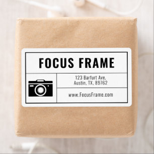 Pegatina de Ilustracion de lente de fotógrafo de c