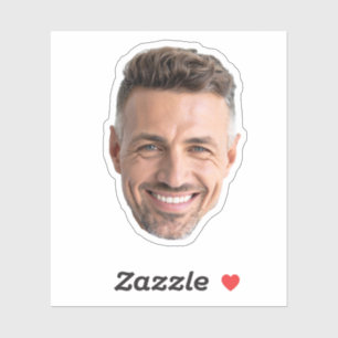 Pegatina de imágenes personalizado de foto persona