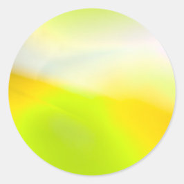 Pegatina de impresión amarillo limo