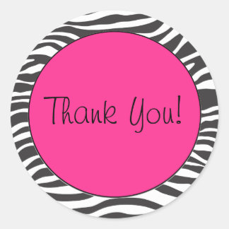 Pegatina de impresión de cebra