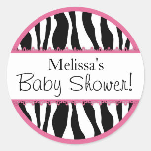 Pegatina de impresión de cebra de moda R-PKBK