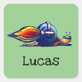 Pegatina de incandescencia de cohete