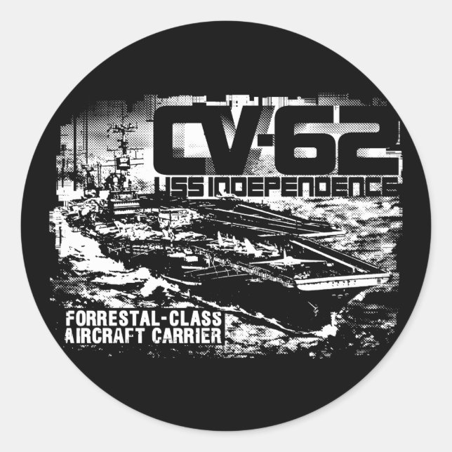 Pegatina de independencia de portaaviones (Anverso)