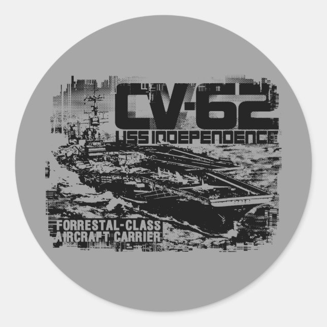 Pegatina de independencia de portaaviones (Anverso)