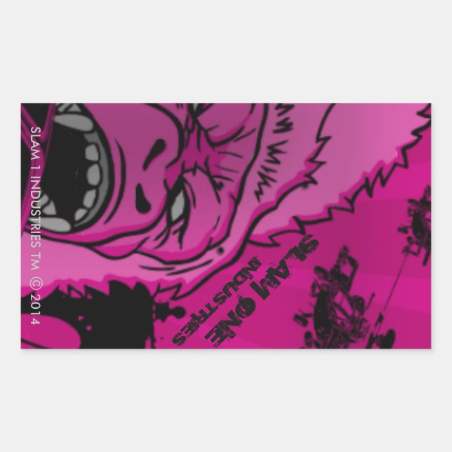 Pegatina DE INDUSTRIAS DE SLAM ONE (Anverso)