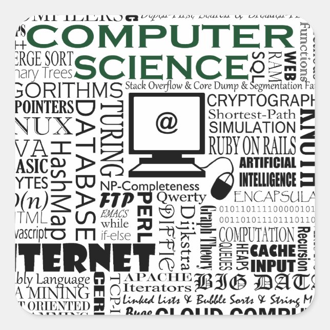 Pegatina de informática (Anverso)